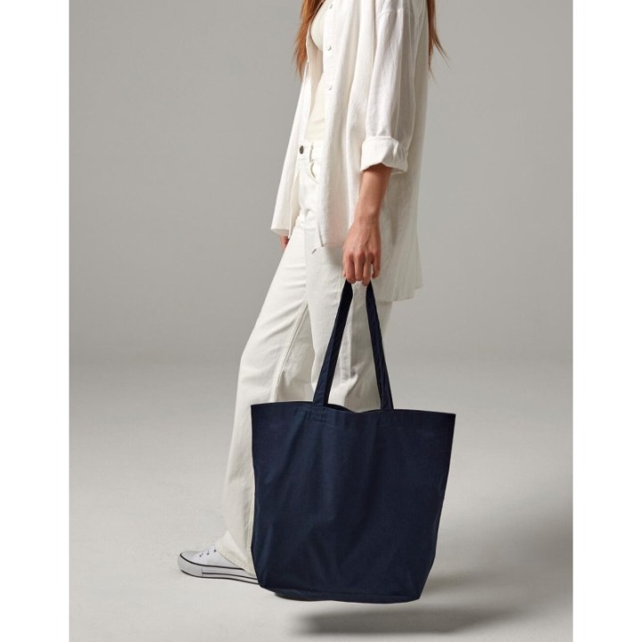 Bolsa Maxi de Algodón con Fuelle 140g | Stamptee